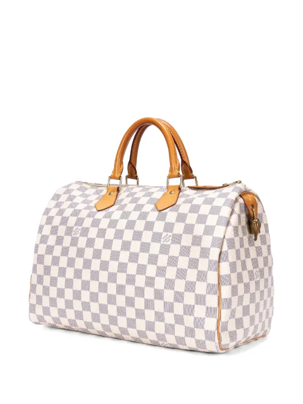 Louis Vuitton Pre-Owned ダミエ アズール スピーディ 35 ハンドバッグ