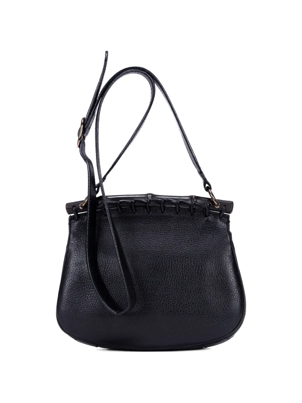 Gucci Pre-Owned バンブー ヌーボー ショルダーバッグ | ブラック