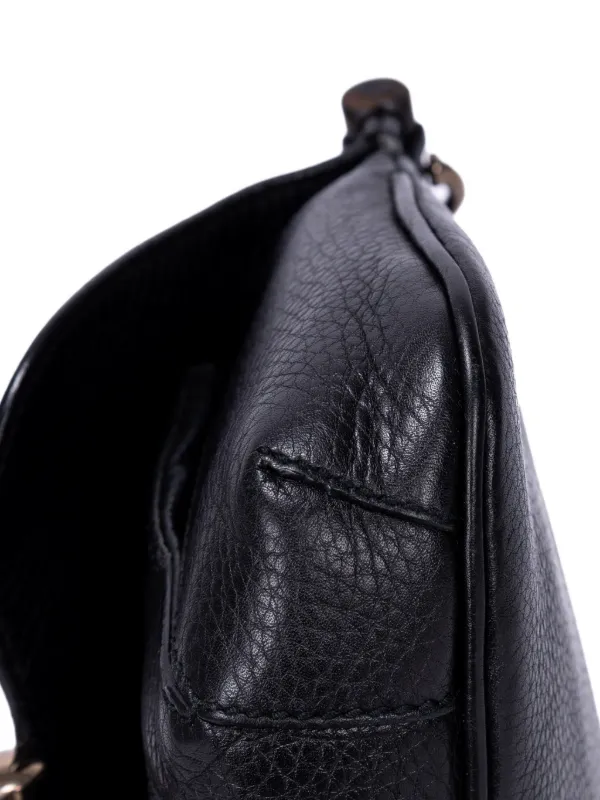 Gucci Pre-Owned バンブー ヌーボー ショルダーバッグ | ブラック