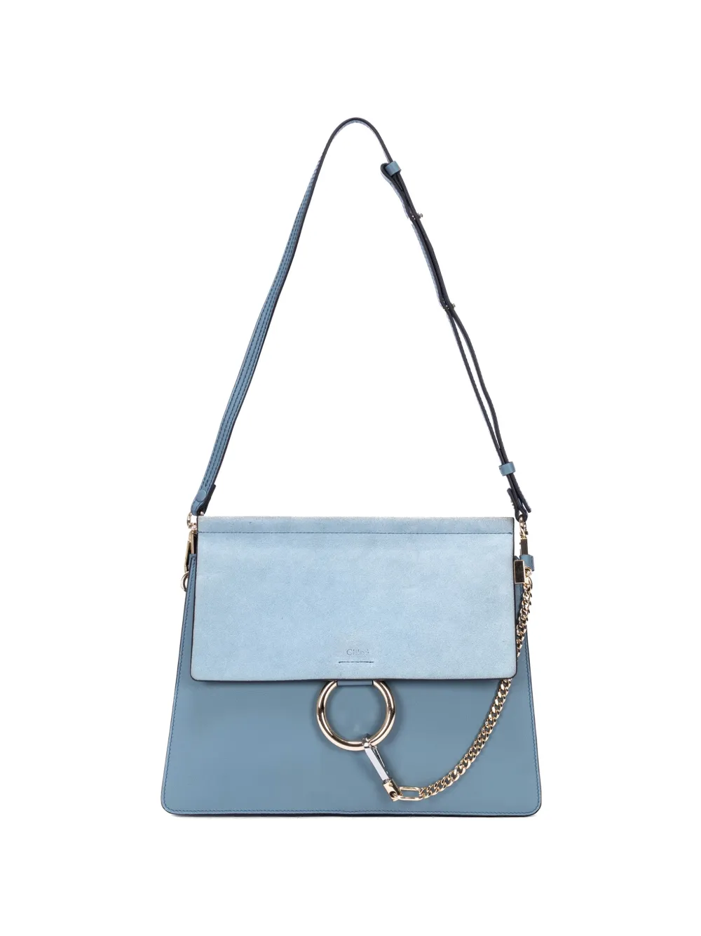 Chloé Pre-Owned medium Faye shoulder bag - Blu