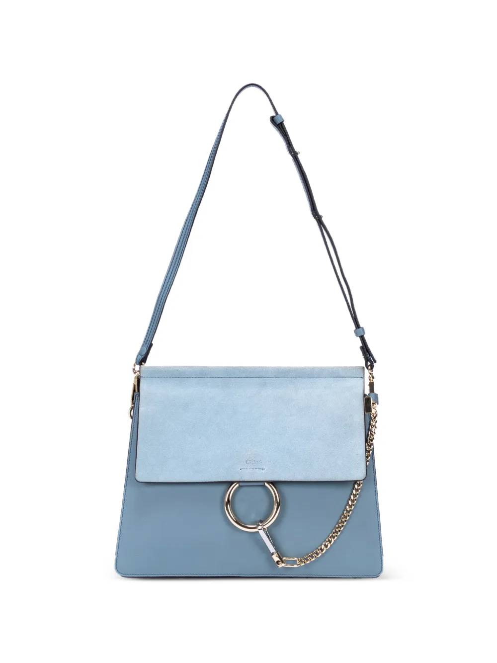 Chloé Pre-Owned medium Faye shoulder bag - Blu