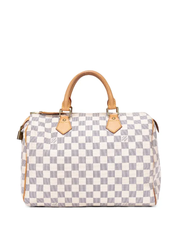 Louis Vuitton Pre-Owned スピーディ ダミエ アズール ハンドバッグ
