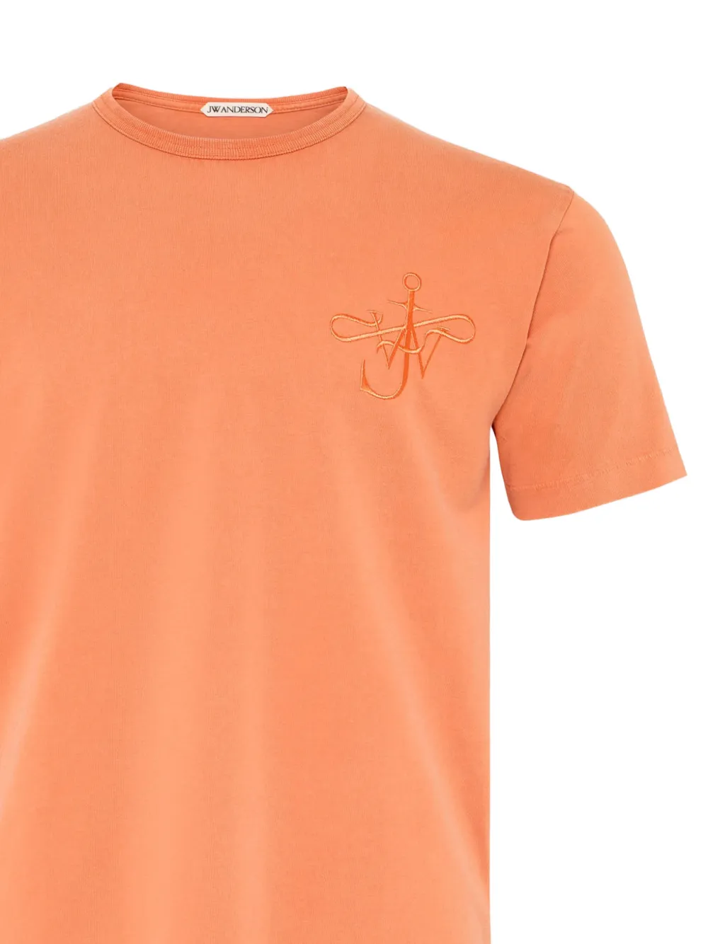 JW Anderson T-shirt met geborduurd lint Oranje