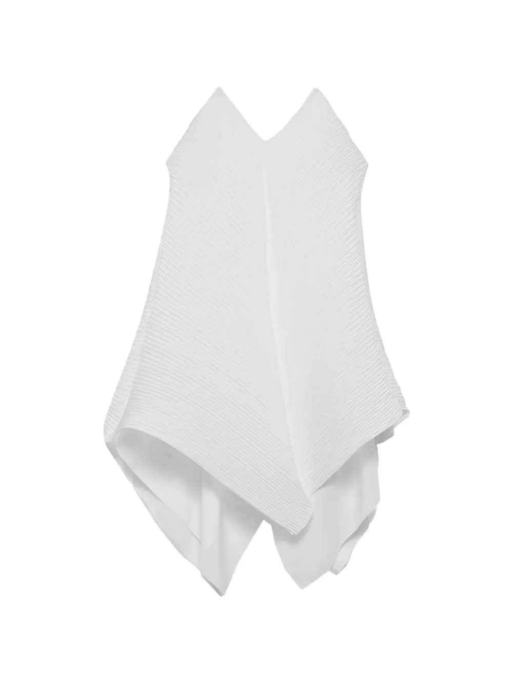 JW Anderson pleated handkerchief-hem blouse - White