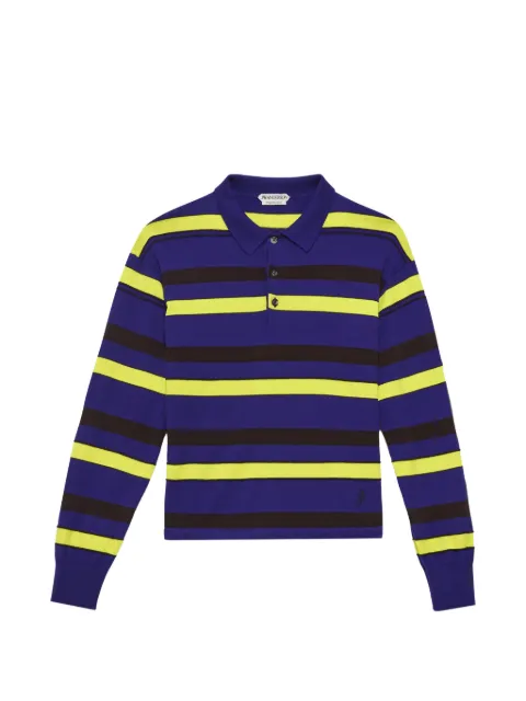 JW Anderson striped long-sleeve polo shirt