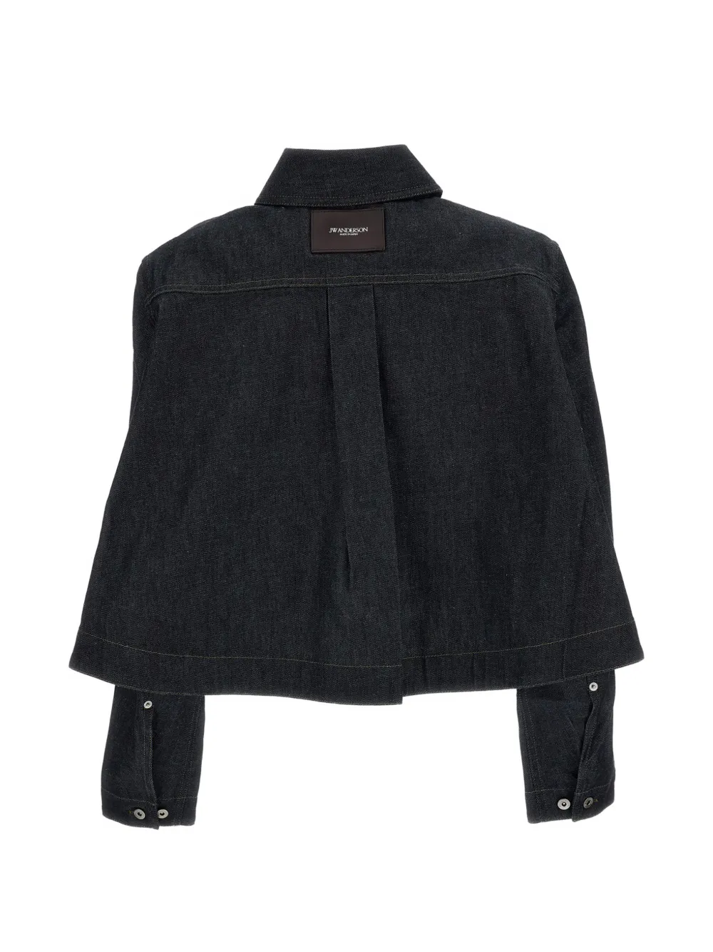 JW Anderson Denim blouse met geplooide mouwen Blauw