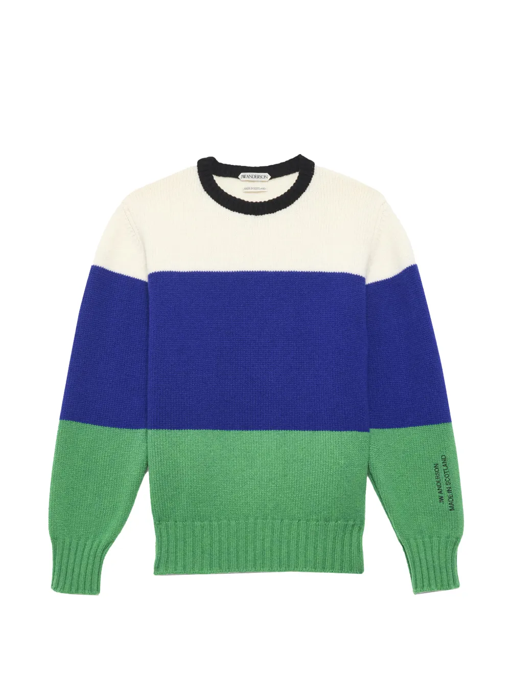 JW Anderson colour-block wool sweater - Blue