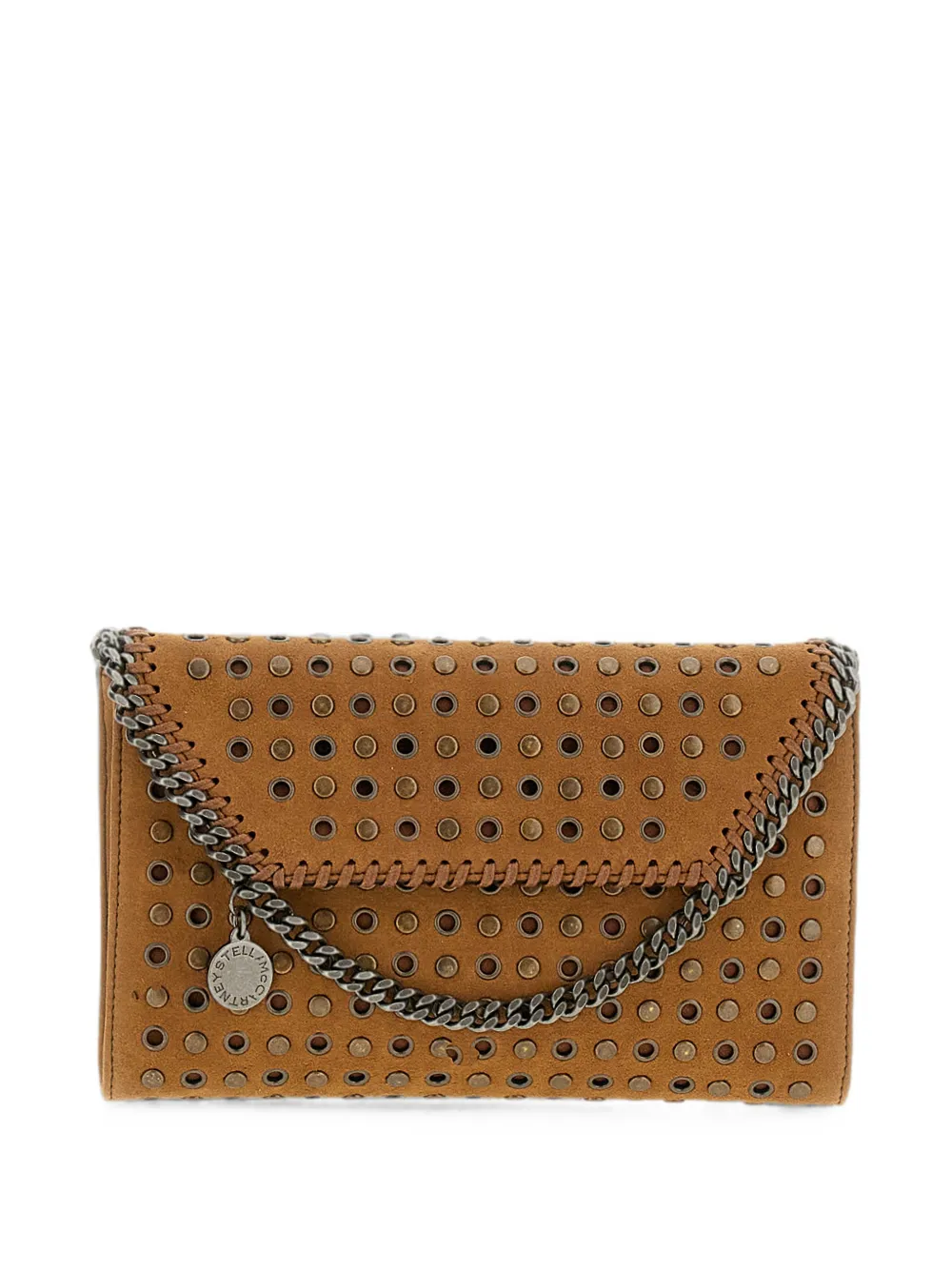 Stella McCartney alter suede shoulder bag - Marrone