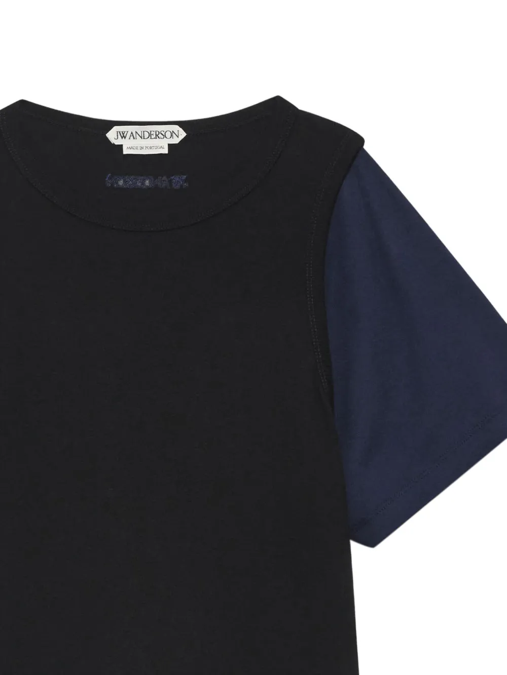 JW Anderson T-shirt met colourblocking Zwart