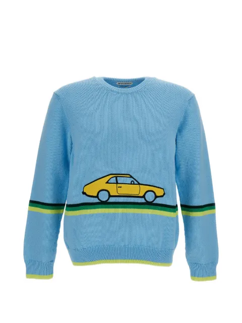 JW Anderson car-intarsia striped sweater