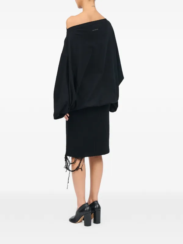 MM6 Maison Margiela ロングスリーブ トップ | ブラック | FARFETCH JP