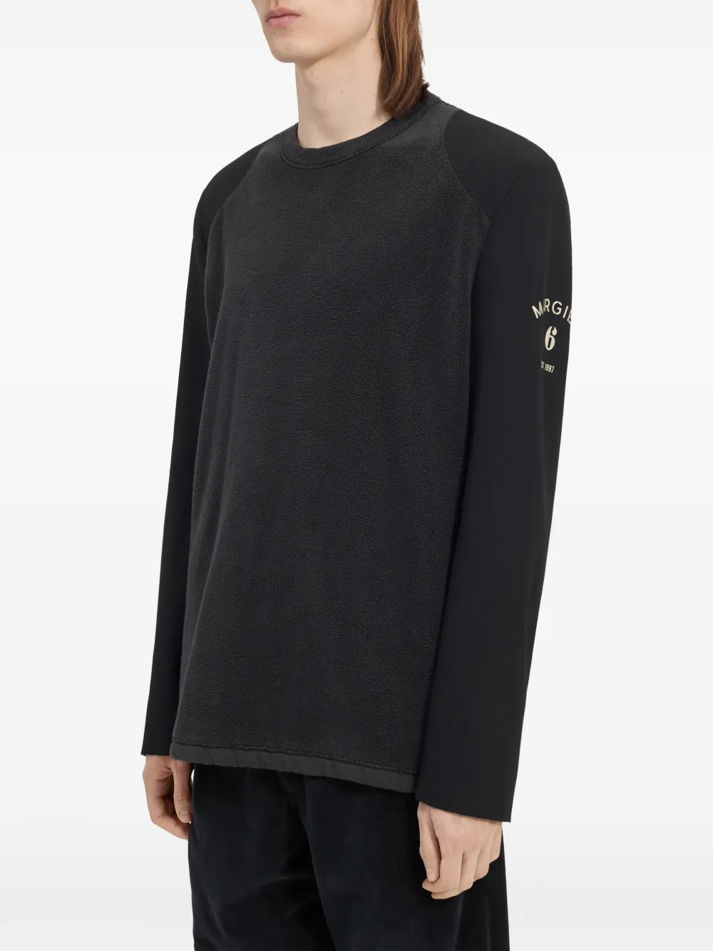 MM6 Maison Margiela Top met lange mouwen Grijs