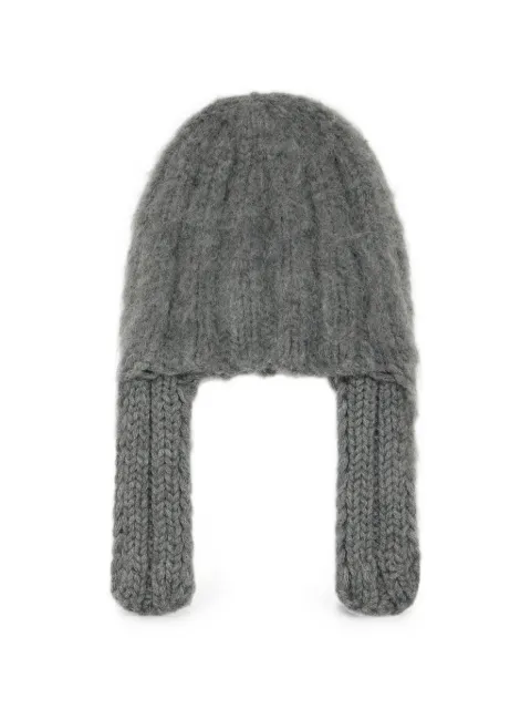 Maison Margiela ribbed beanie hat