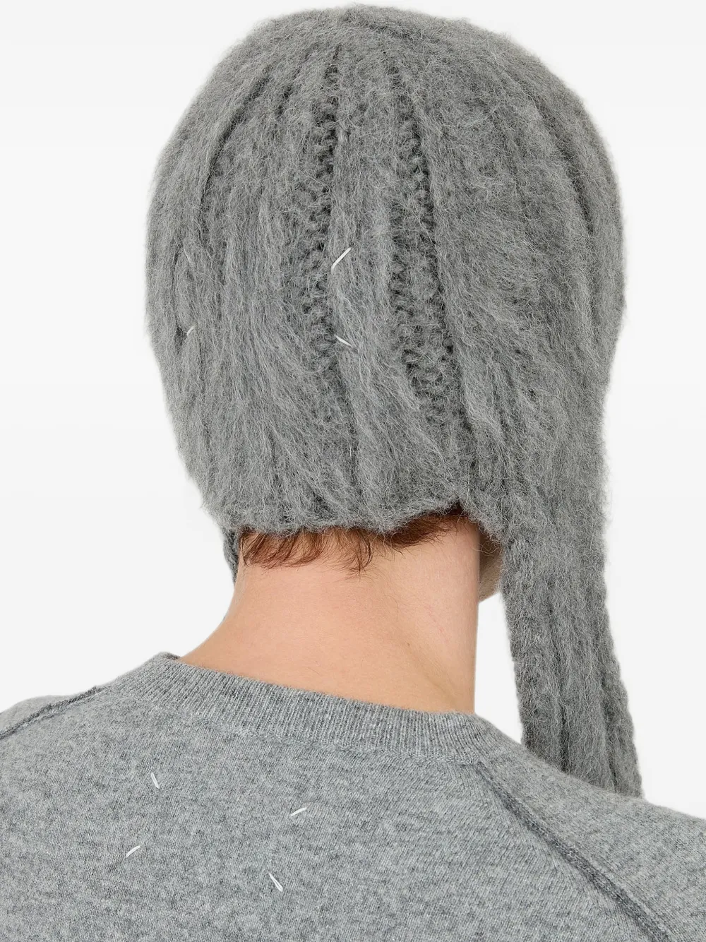 Maison Margiela Geribbelde muts Grijs
