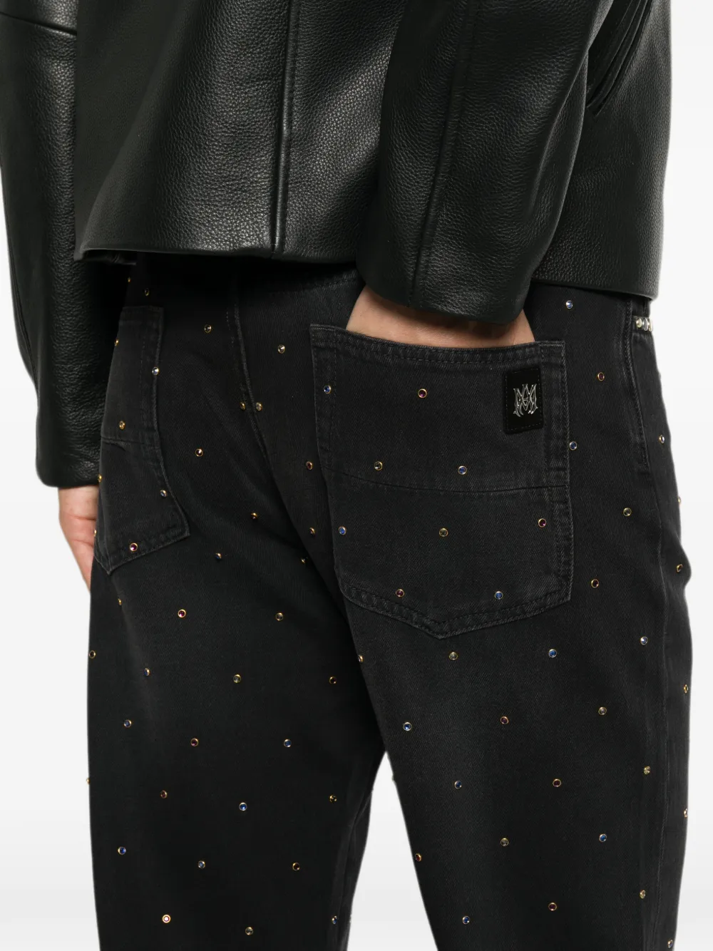AMIRI Straight broek Zwart