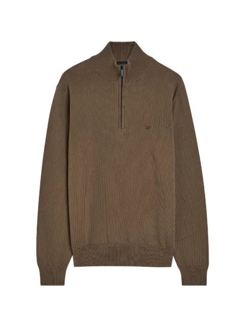Emporio Armani jersey con logo bordado