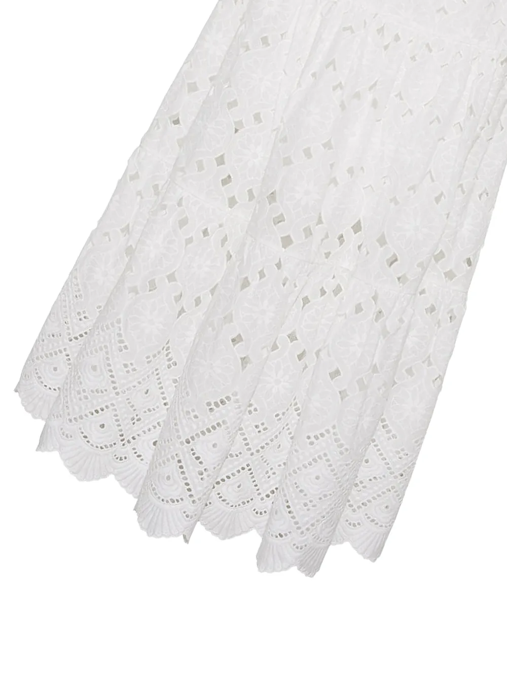 Cara Melanie maxi-rok met geborduurd ringlets Wit