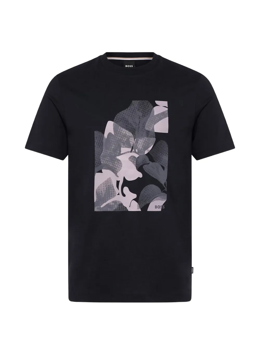 BOSS T-shirt met print Blauw