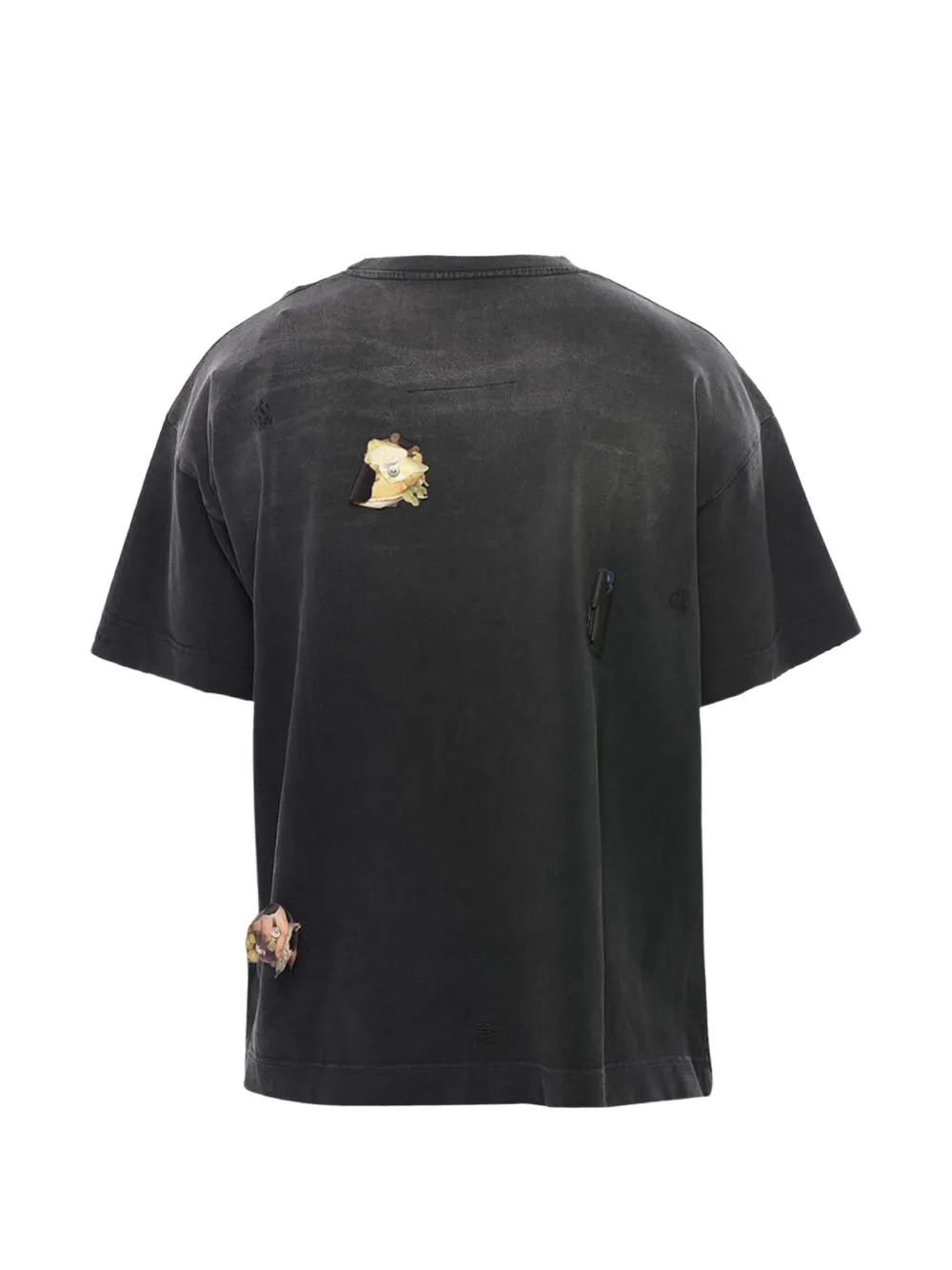 Givenchy T-shirt met verwassen-effect applicatie Grijs