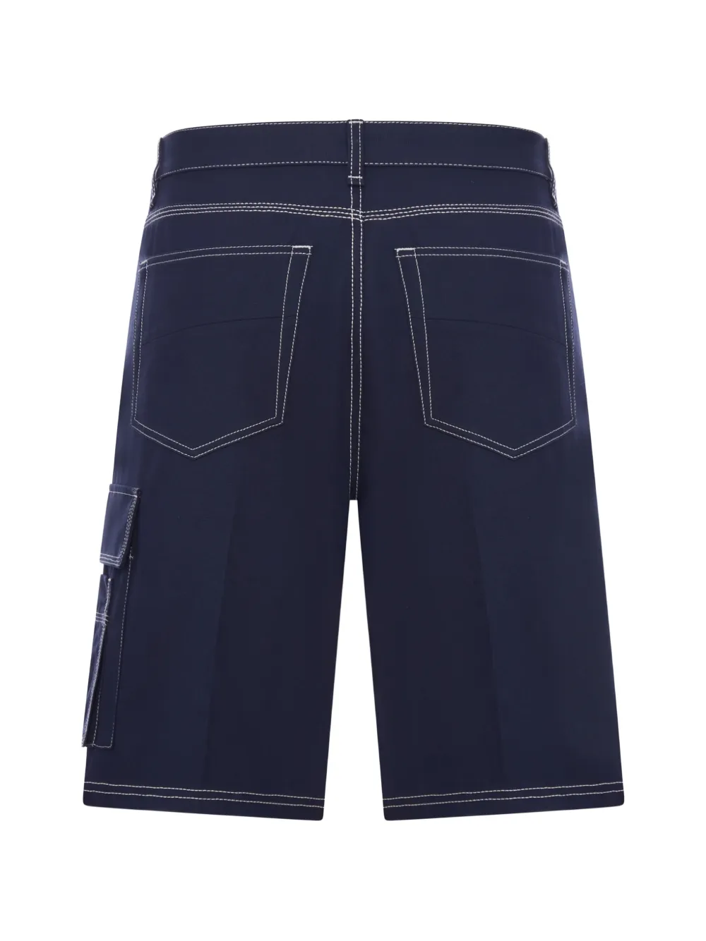 FENDI Shorts met contrasterende stiksels Blauw