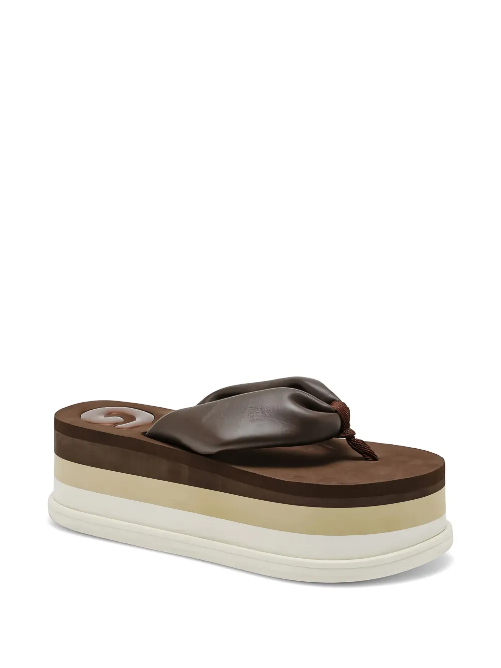 Cult Gaia padded flatform sandals Bruin