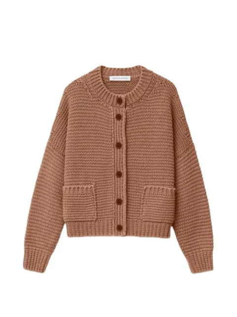 Iris Von Arnim — chunky-knit patch-pocket cardigan