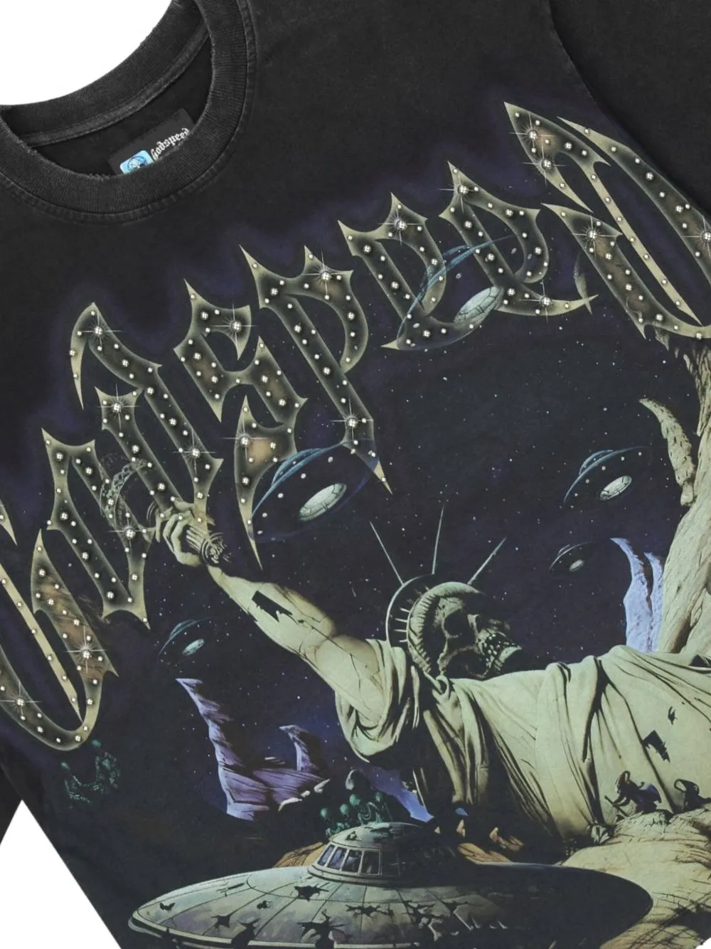 GODSPEED T-shirt met grafische print Zwart