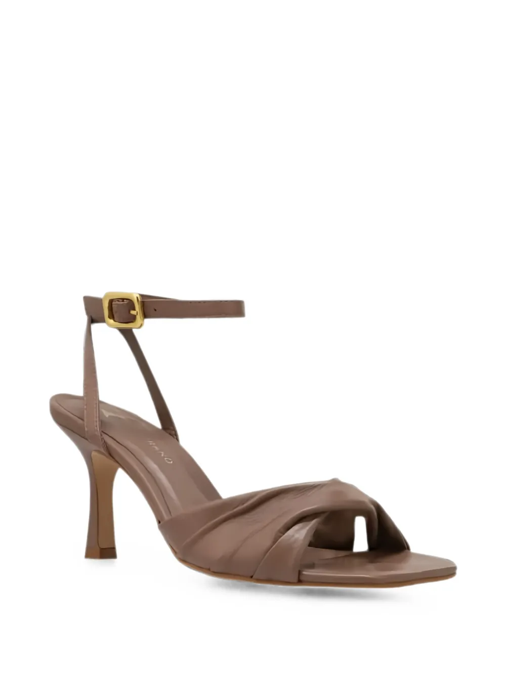 CARRANO ruched-strap sandals Bruin