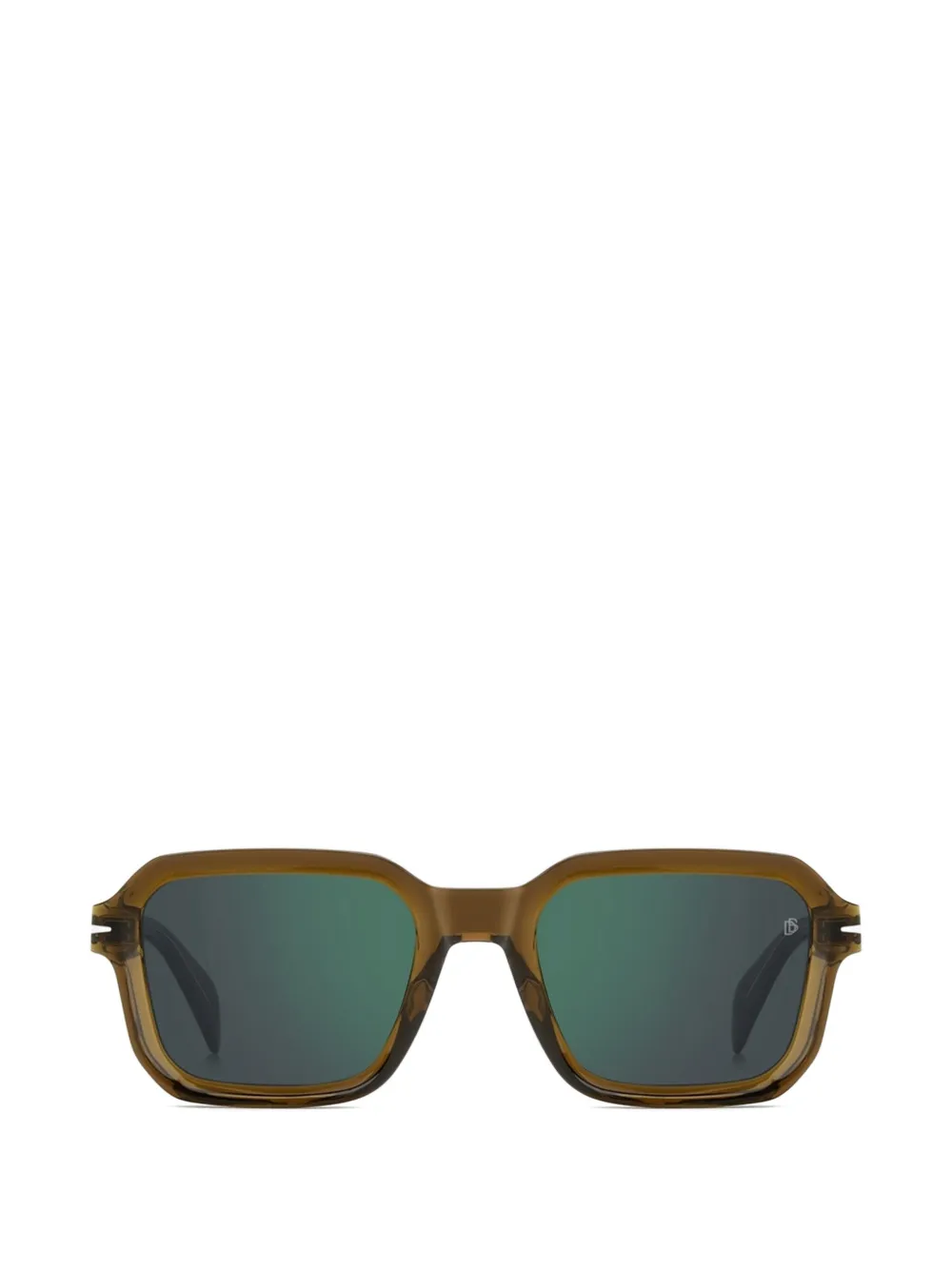 DAVID BECKHAM EYEWEAR square-frame sunglasses - Marrone
