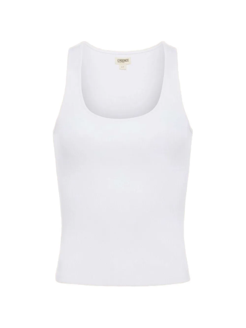 L'Agence Adira scoop-neck tank top - Bianco