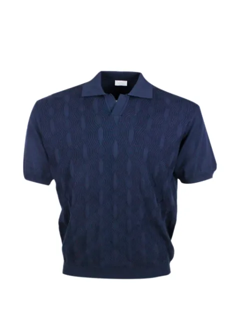 04651 / A TRIP IN A BAG Jacquard Johnny polo shirt
