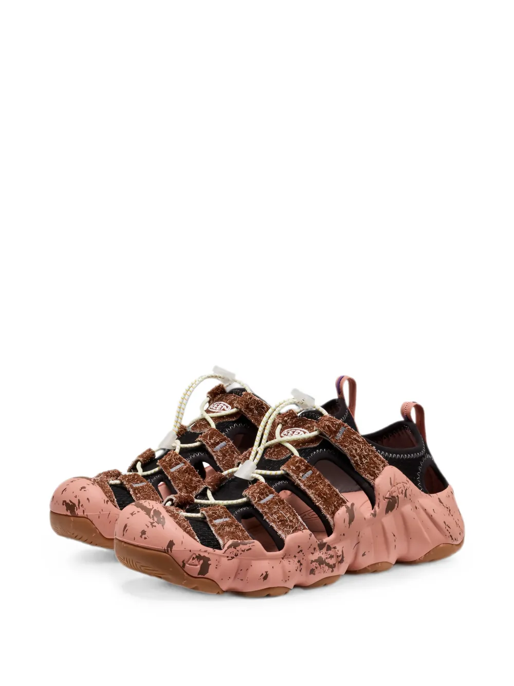 KEEN FOOTWEAR Hyperport textured toggle-fastening sneakers Roze