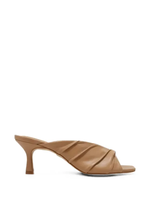 CARRANO ruched leather sandals