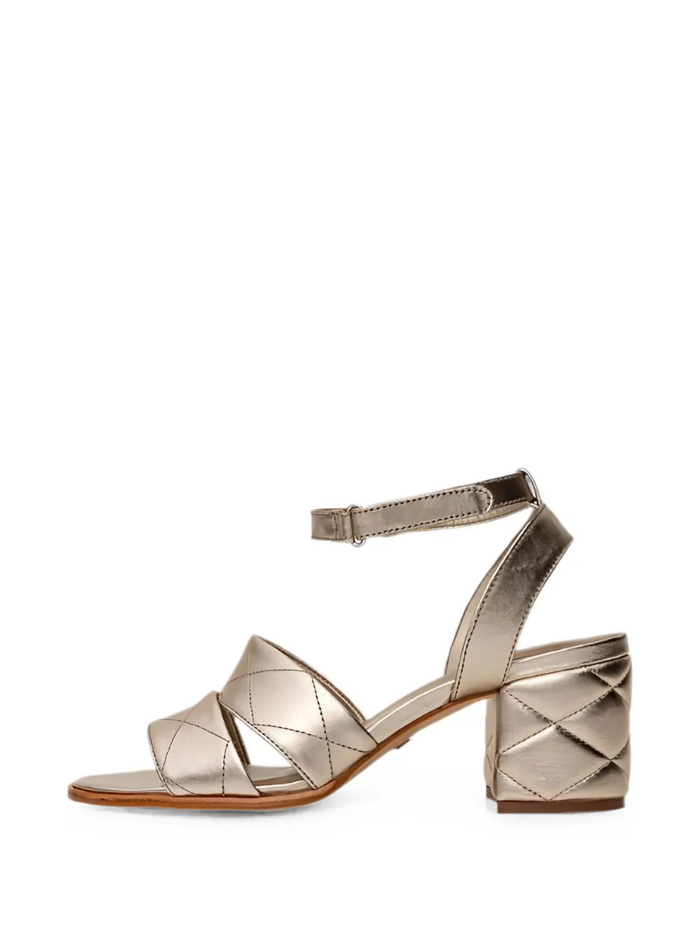 CARRANO Gewatteerde sandalen met hak Goud