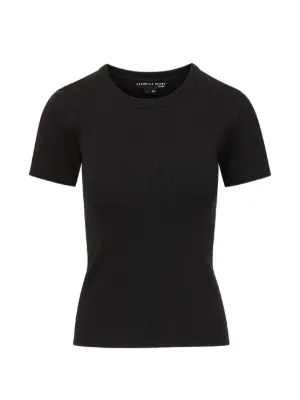 Alexander Wang logo-print short-sleeve T-shirt | Black | FARFETCH CA
