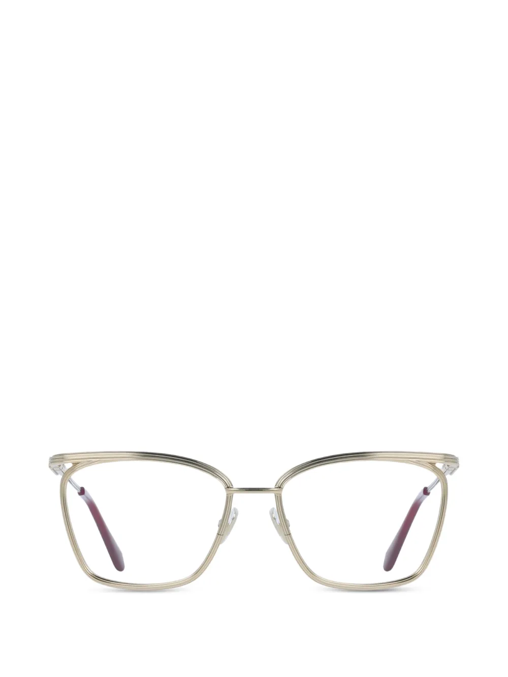 Ferragamo Eyewear square-frame glasses - Oro