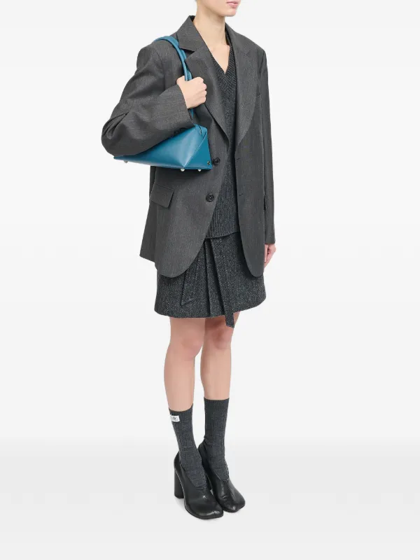 MM6 Maison Margiela Bauletto イーストウエスト バッグ S | ブルー 