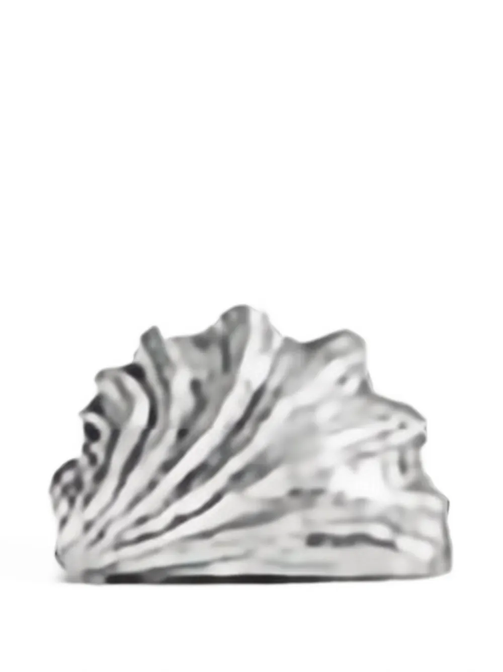 JW Anderson Shell clutch bag Zilver