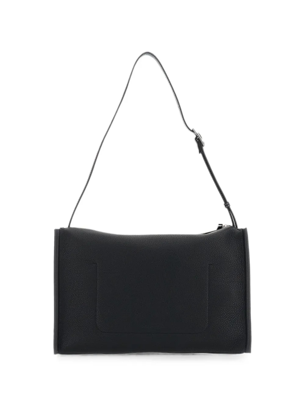 JW Anderson Leren schoudertas met stiksels Zwart
