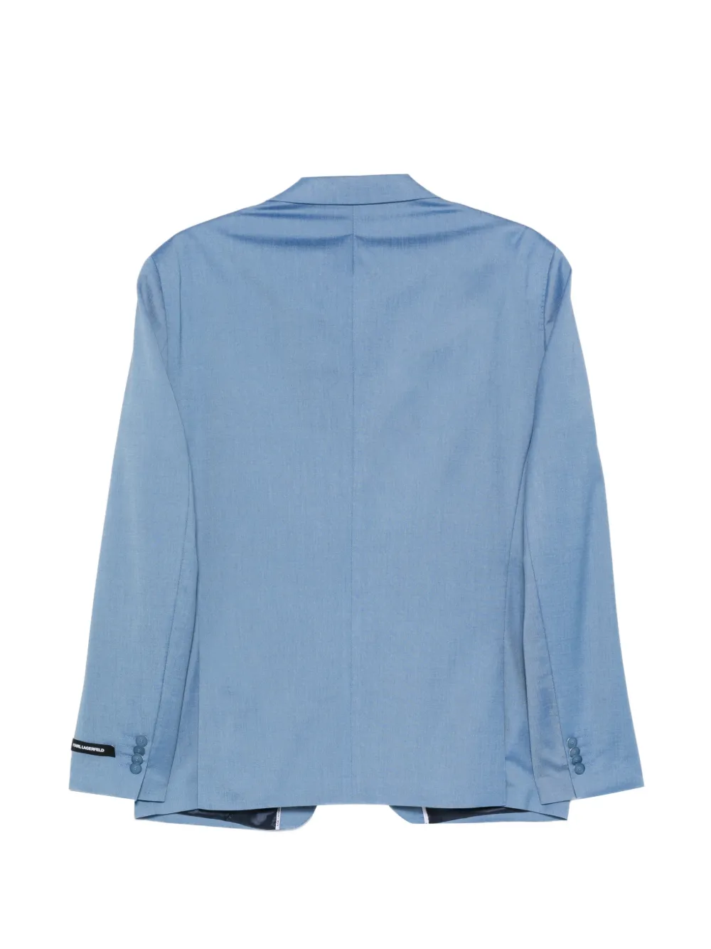 Karl Lagerfeld Blazer met enkele rij knopen Blauw
