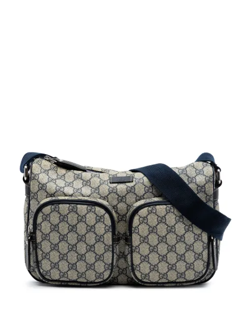 Gucci Pre-Owned 2016-2026 GG Supreme Double Pocket crossbody bag