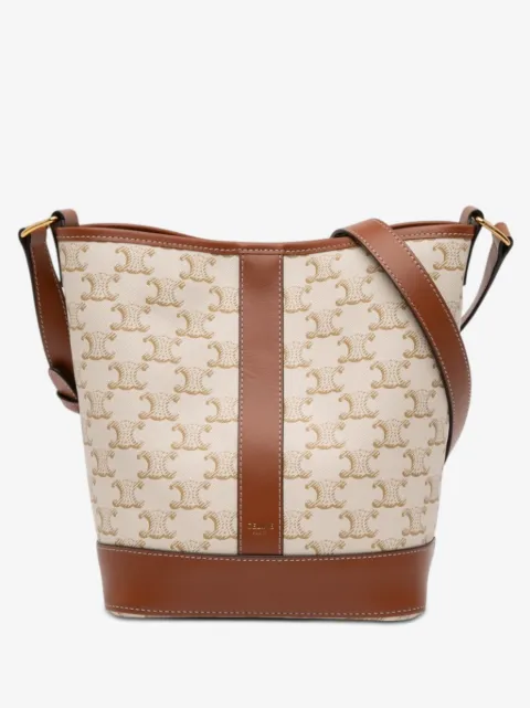 Celine Pre-Owned 2023 kleine Triomphe Canvas-Beuteltasche