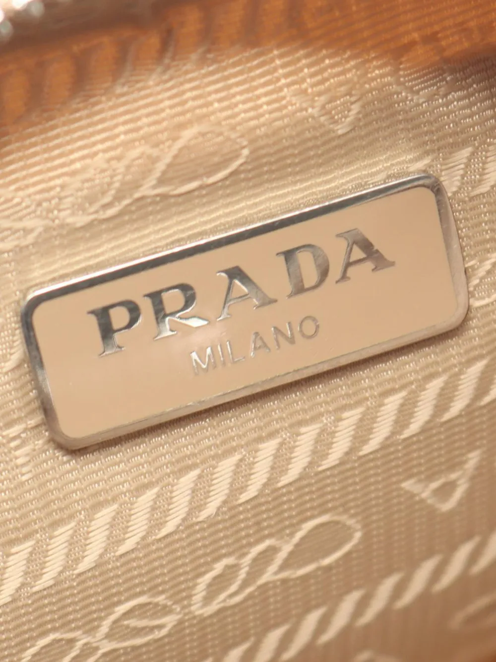 Prada Pre-owned 2019-2026 Re Nylon Re Edition 2005 Satchel in Neutrals, view 5