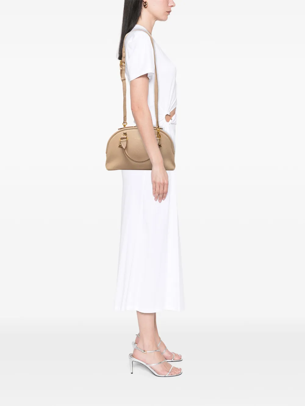  Burberry Pre-owned 2000-2017 Small Grained Calfskin Bloomsbury Top Handle Bag Satchel - Tons Neutres 