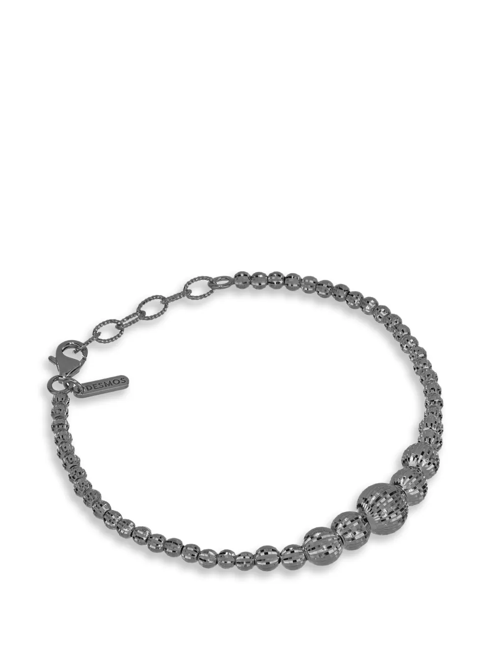 DESMOS Crystal Gala faceted-bead bracelet - Grigio