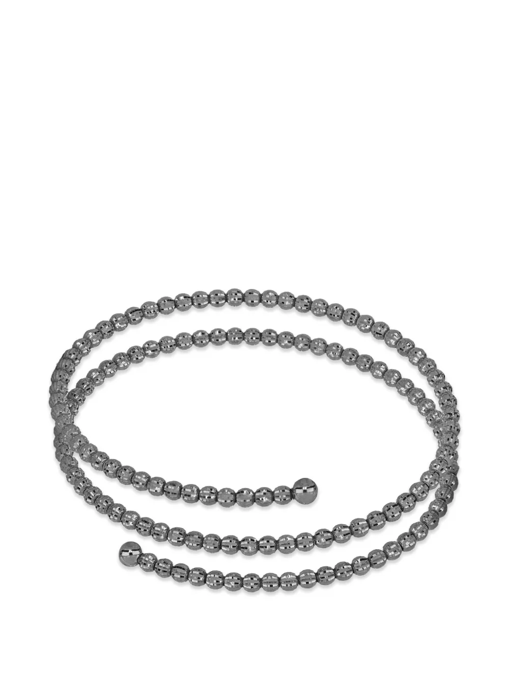 DESMOS Crystal faceted-bead bracelet - Nero