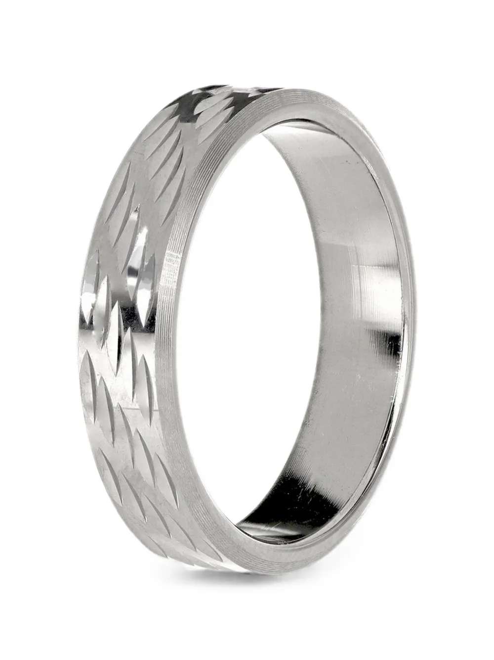 DESMOS MB 03 engraved band ring - Argento
