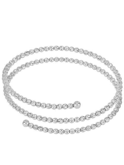 DESMOS Crystal faceted spiral bracelet