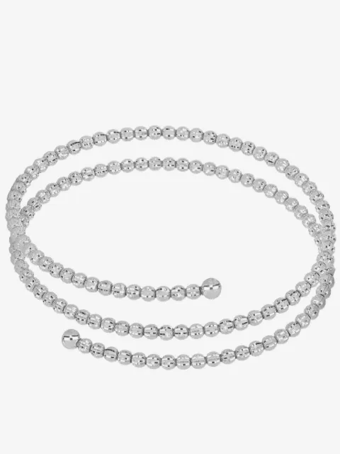DESMOS Crystal faceted spiral bracelet