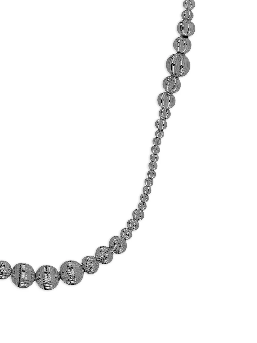  Desmos Collar Crystal Gala Con Cuentas - Plateado 